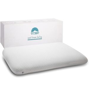 Dlight Bedding Slim 3.2" Memory Foam Full Pillow